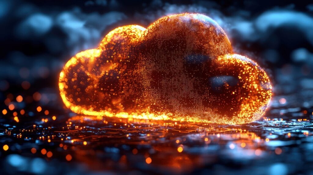 fire themed cloud image
