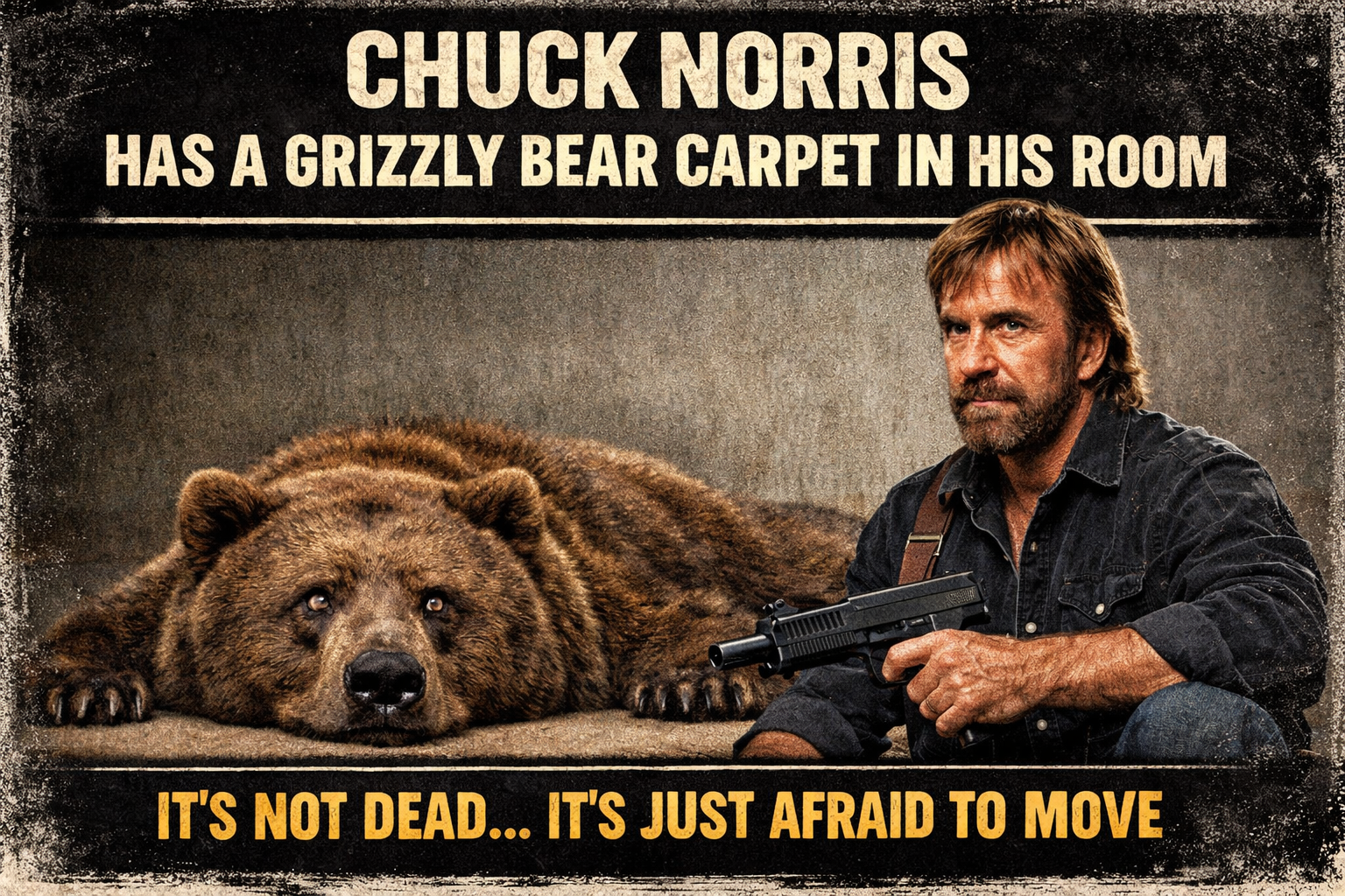 Chuck Norris Is So Tough…